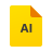 AI-Powered Future icon representing Gemini Enterprise, AI agents, and enterprise artificial intelligence.